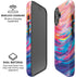 Rainbow Wave Brush Stroke by Etta Vee iPhone 16 Plus Magsafe Impact Case